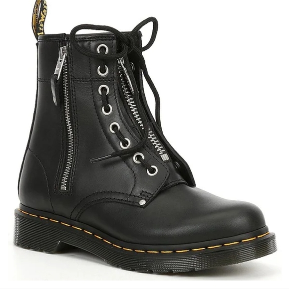 Dr. MARTENS ‘Air Wair’ 🆕 1460 8-Eye Boot - Black Classic Combat Boot. Size 39 🔥 - Picture 8 of 16